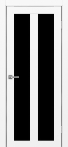 Полотно Турин  521.22 белый снежный Размер 600х2000мм Покрытие Экошпон Стекло Черное