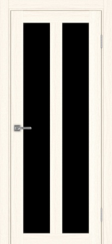 Полотно Турин  521.22 ясень светлый Размер 800х2000мм Покрытие Экошпон Стекло Черное