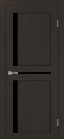 Полотно Турин  523.221АПП SB венге Стекло Черное Покрытие Экошпон Размер 700х2000мм