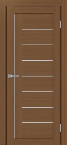 Полотно Турин  524 мателюкс орех Цвет Орех Размер 700х2000мм Покрытие Экошпон Стекло Матовое