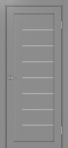 Полотно Турин  524 мателюкс серый Цвет Серый Размер 600х2000мм Покрытие Экошпон Стекло Матовое