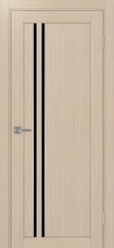 Полотно Турин  525АПС SC дуб белёный Размер 800х2000мм Покрытие Экошпон Стекло Черное