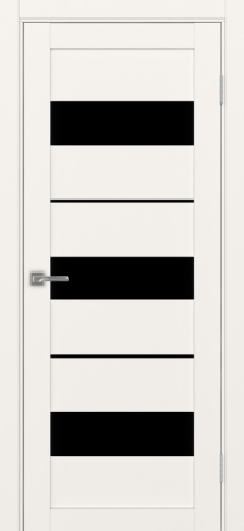 Полотно Турин  526 бежевый Размер 600х2000мм Покрытие Экошпон Стекло Черное