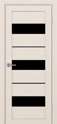 Полотно Турин  526 ясень перламутровый Размер 600х2000мм Покрытие Экошпон Стекло Черное