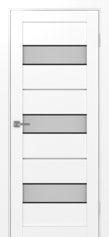 Полотно Турин  526АПС SB белый снежный Цвет Белый снежный Размер 800х2000мм Покрытие Экошпон Стекло Матовое