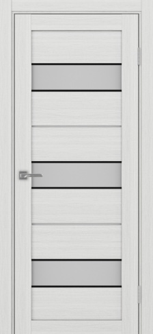 Полотно Турин  526АПС SB ясень серебристый Цвет Ясень серебристый Размер 600х2000мм Покрытие Экошпон Стекло Матовое