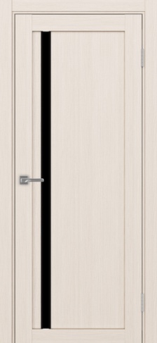 Полотно Турин  527АПС SB ясень перламутровый Цвет Ясень перламутр Размер 800х2000мм Покрытие Экошпон Стекло Черное