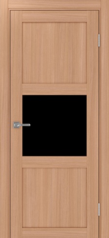 Полотно Турин 530.121 ясень тёмный Цвет Ясень тёмный Размер 800х2000мм Покрытие Экошпон Стекло Черное