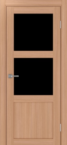 Полотно Турин  530.221 ясень тёмный Цвет Ясень тёмный Размер 700х2000мм Покрытие Экошпон Стекло Черное