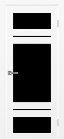 Полотно Турин  532.22222 белый снежный Цвет Белый снежный Размер 700х2000мм Покрытие Экошпон Стекло Черное