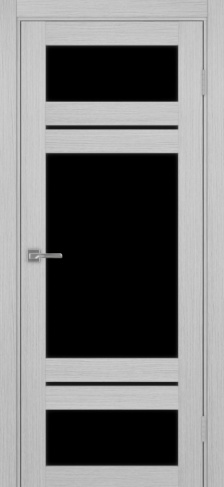 Полотно Турин  532.22222 дуб серый Цвет Дуб серый Размер 700х2000мм Покрытие Экошпон Стекло Черное