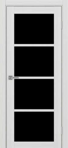 Полотно Турин 540 ясень серебристый Цвет Ясень серебристый Размер 700х2000мм Покрытие Экошпон Стекло Черное