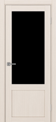 Полотно Турин 540ПФ.21 лакобель чёрный ясень перламутровый Цвет Ясень перламутр Размер 800х2000мм Покрытие Экошпон Стекло Черное