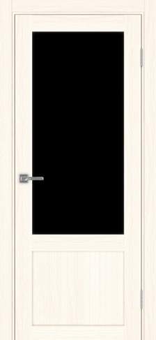 Полотно Турин 540ПФ.21 лакобель чёрный ясень светлый Цвет Ясень светлый Размер 600х2000мм Покрытие Экошпон Стекло Черное