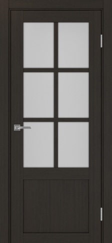 Полотно Турин 541ПФ.21 мателюкс венге Цвет Венге Размер 600х2000мм Покрытие Экошпон Стекло Матовое