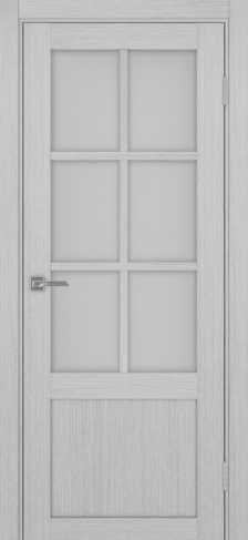 Полотно Турин 541ПФ.21 мателюкс дуб серый Цвет Дуб серый Размер 700х2000мм Покрытие Экошпон Стекло Матовое