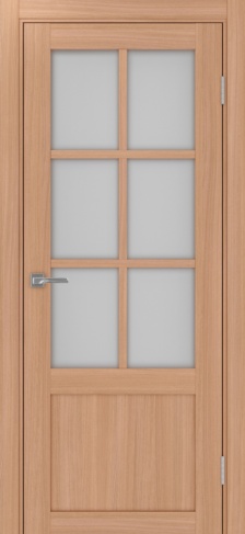 Полотно Турин 541ПФ.21 мателюкс ясень тёмный Цвет Ясень тёмный Размер 600х2000мм Покрытие Экошпон Стекло Матовое