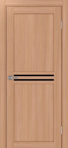 Полотно Турин 552 ясень тёмный Цвет Ясень тёмный Размер 700х2000мм Покрытие Экошпон Стекло Черное