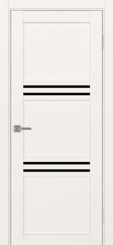 Полотно Турин 553 бежевый Цвет Бежевый Размер 800х2000мм Покрытие Экошпон Стекло Черное