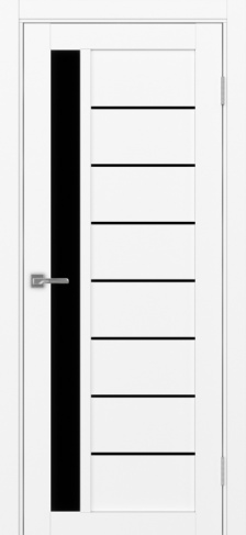 Полотно Турин 554 белый снежный Цвет Белый снежный Размер 600х2000мм Покрытие Экошпон Стекло Черное