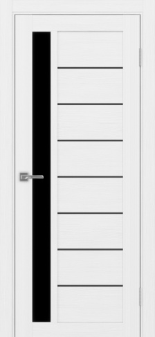 Полотно Турин 554АПП SB белый лёд Цвет Белый лёд Размер 600х2000мм Покрытие Экошпон Стекло Черное