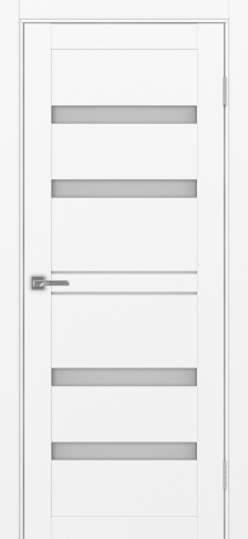 Полотно Турин 561 белый снежный Цвет Белый снежный Размер 700х2000мм Покрытие Экошпон Стекло Матовое