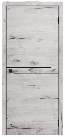 Л-4 Рустик серый  (ПВХ)